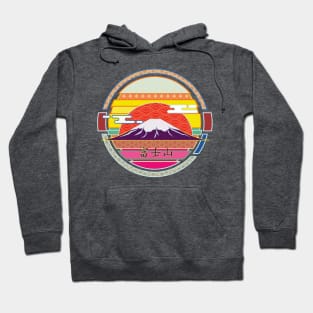 Mt Fuji Red Sunset Hoodie